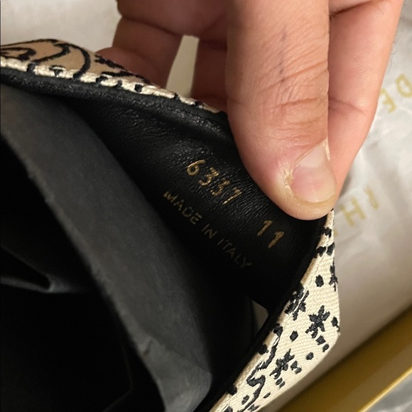 Rhude Black and Beige bandana luxury leisure Slides. main image 9